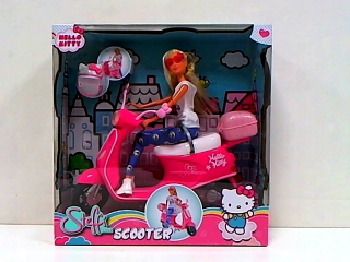 HELLO KITTY STEFFI Ahoj Kitty Doll na Scooter 928-3024