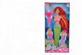 STEFFI bábika - Steffi Láska: Steffi Mermaid s dvojčiatkami