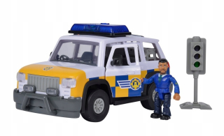 Požiarnik Sam  - Hasič sám Jeep Policajná postava Malcolma + AKC.