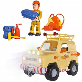Požiarnik Sam  - Hasič Sam Jeep Rescue Toms 4x4 Figurine Auto