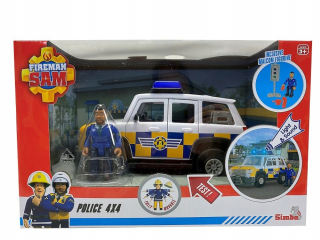 Požiarnik Sam  - Hasič sám polícia Jeep s Malcolm Simba