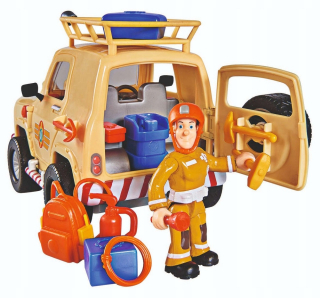 Požiarnik Sam  - Fireman Sam Jeep Rescue Simba - Simba