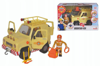 Požiarnik Sam  - Fireman Sam Jeep Rescue S Simba Light