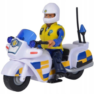 Požiarnik Sam  - Hasič Sam - Policajný motocykel s figúrkou 9251092