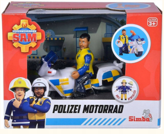 Požiarnik Sam  - Hasič Sam policajný motor s obrázkom
