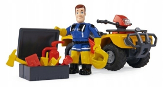 Požiarnik Sam  - Hasič Sam Quad Merkúr príslušenstvo Figurine Simba