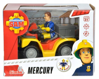Požiarnik Sam  - Hasič Sam Quad Mercury s 925-1164 Figurine