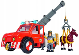 Požiarnik Sam  - Fireman Sam Fire Truck Phoenix + Simba Figurines
