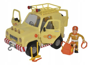 Požiarnik Sam  - Hasič Sam Jeep 4x4 Tomáš + Akcia Obrázok Simba Świeci4