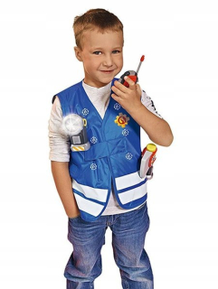 Požiarnik Sam  - Fireman Sam vesta s príslušenstvom 925-0745