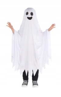 Strašidelný biely elfský kabát na Halloween