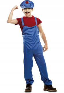 Super Mario - Hydraulik Outfit Disguise Mario kostým hra 98