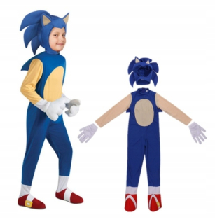 SONIC hračky - Kostým kostým skrýva zvukové cosplay anime hedgeh s