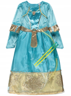 Princezná kostýmová Merida Waleczny Disney 98 / 104cm