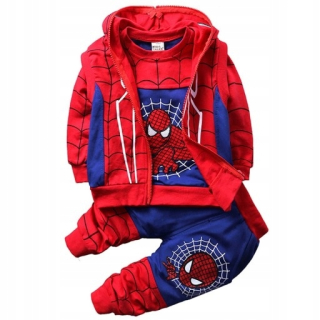 SPIDERMAN - Kostýmy pre deti 3-dielny kostým pavúk mana