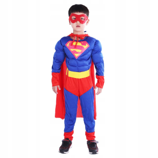 Superman - Detské kostýmy Svalový odev Superman M