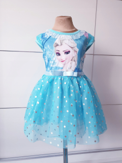Elsa Frozen - Šaty 110 Elsa Anna mrazená krajina svadby ľadu