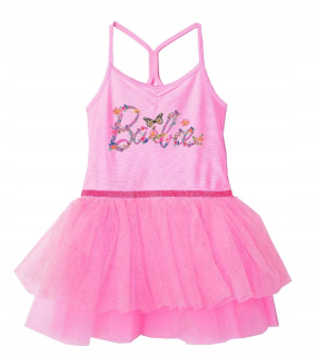 Barbie - Barbie Oblečenie Princezná TULLE 128/134 Ružová