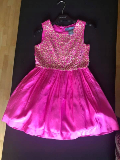 Barbie - Ballové šaty RHINESONES 6 ROKOVOSTI 122 CM ROZOWACUDO !!