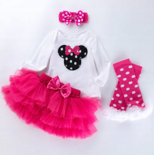 Minnie Mouse - Telo šaty sada narodeninovej myši Minnie 62