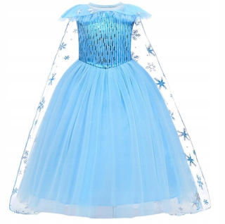 Elsa Frozen - Šaty Outfit Elsa Land Ice kostým 110/116