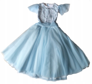 Popoluška - Šaty Cinderella Elsa Elza Ballowa 122 Super!