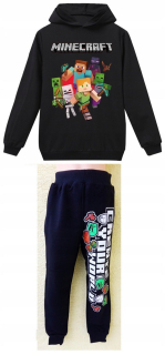 MINECRAFT - SUPER DRES MINECRAFT Mikina Nohavice 140 Prepravu PL