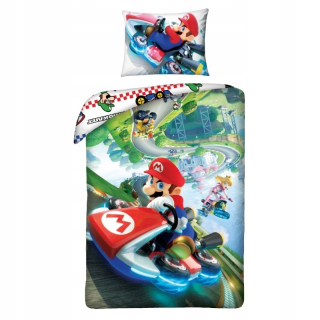 Super Mario - Super Mario Bross Posteľná bielizeň 140x200 Detské bros