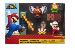 Super Mario - Super Mario Lava Zámok Figurines Set 400154