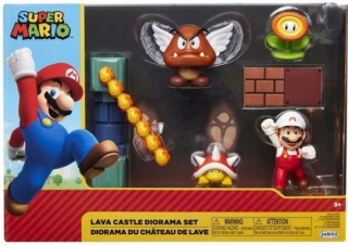 Super Mario - Super Mario Lava Hrad Figurines Set + Príslušenstvo