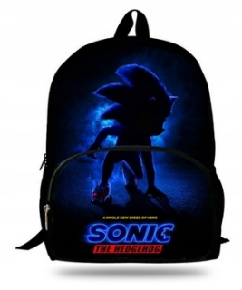SONIC hračky - Super Junior School Batchpack s rozprávkou Sonic Hit