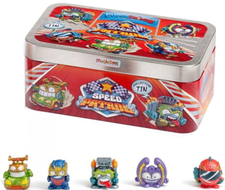 SUPER ZINGS - Super veci kovové môže 5 Figurus Series 6