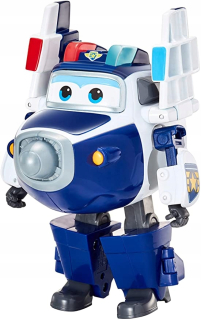 SUPER WINGS - Super Wings Robot Aircraft Policajt Paul