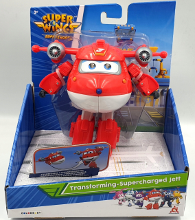 Cobi 740283. Super Wings. Supercharged. Vozidlo - robot, Jett
