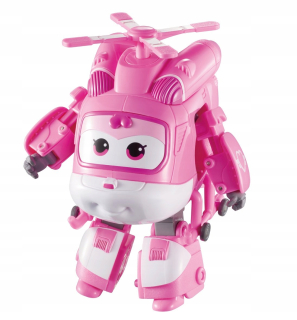 SUPER WINGS - Super krídla - Transformácia Heliopter Robot Pink
