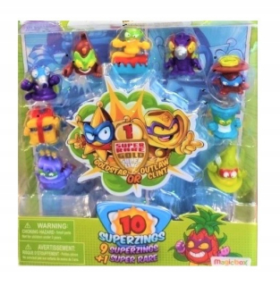 SUPER ZINGS - Super Zings 3 Series 10 Figurines 1 Zlatý darček