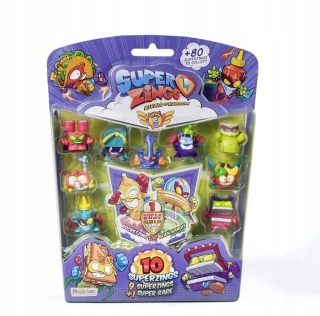 SUPER ZINGS - Super Zings 5 Series - SET 10 Figuríny + 1 zlato
