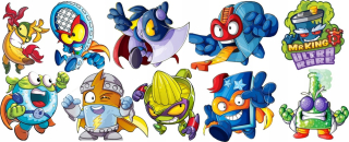 SUPER ZINGS - Super Zings Stickers Profesor K, pán King a ďalšie