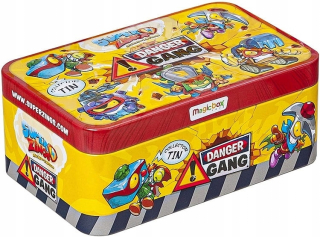 Super Zings 4 - Danger Gang - Kovová krabička s figúrkami 9505