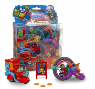 SUPER ZINGS - Super Zings Pizza + CAR + Figurines Original