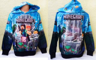 MINECRAFT  - Super mikina Minecraft 134 Prepravu PL