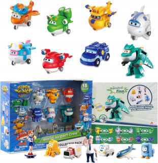 Super Wings Transformer Toys 2", lietadlo hračka, mini akčné figúrky pre
