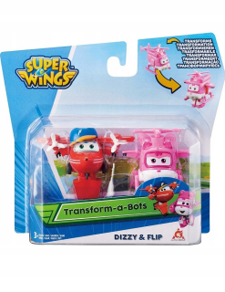 Super krídla, transformujúce sa figúrky, 2-pack Dizzy a Flip