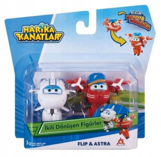 Super Wings 2-balenie transformátorov Flip a Astra