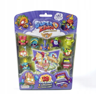 SUPER ZINGS - Superzings 5 Nastavte 10 figúrov +1 zlatý figurín
