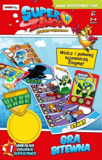 SUPER ZINGS - Superzings Battle hra, Board + Akčné číslo Enigma