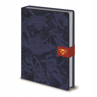 Superman - Superman notebook notebook A5 z ekologickej kože