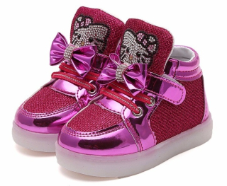 HELLO KITTY Žiariace topánky Topánky Hello Kitty Pink 18,5 cm