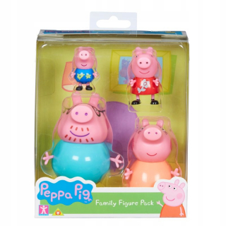Pepa Pig - Peppa prasa 4 čísla Rodinné mama otec George