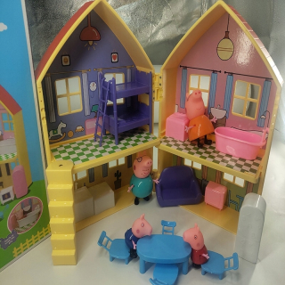 Pepa Pig - Peppa Cartoon Pig Toy Villa George prasa